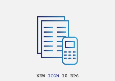 hesap makinesi web simgesi. 