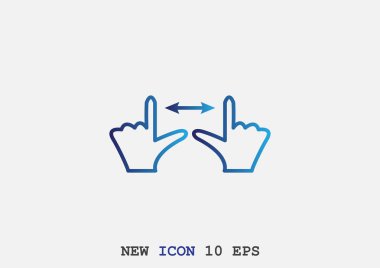 Dokunmatik ekran web simgesi