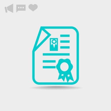 Sertifika web simgesi 