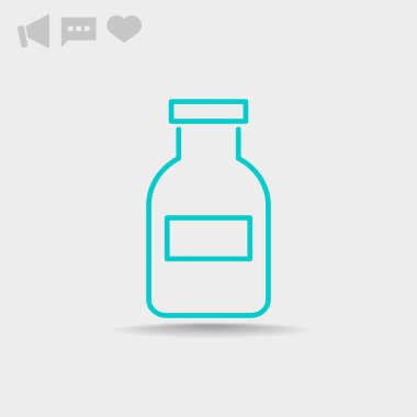 Tıp şişe web simgesi