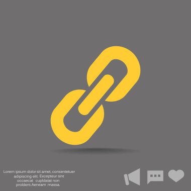 basit zincir simgesi