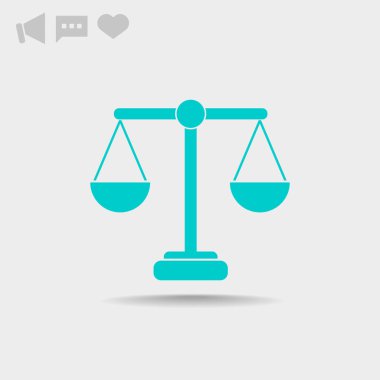 ölçekler web simgesi. 