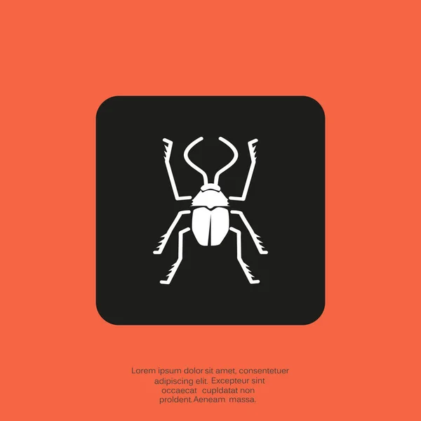 Icona web bug — Vettoriale Stock