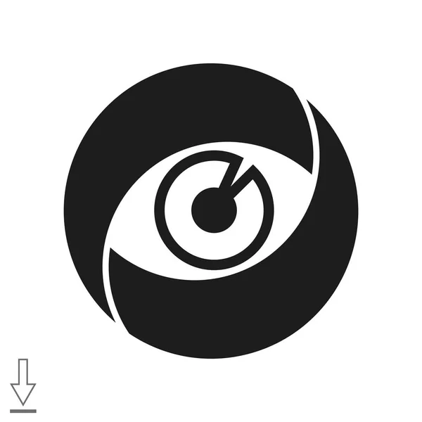 Auge-Netz-Symbol. — Stockvektor