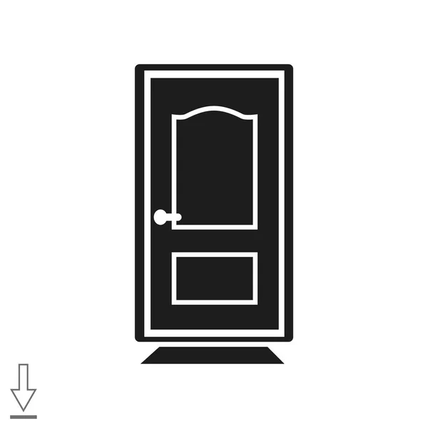 Puerta icono web — Vector de stock