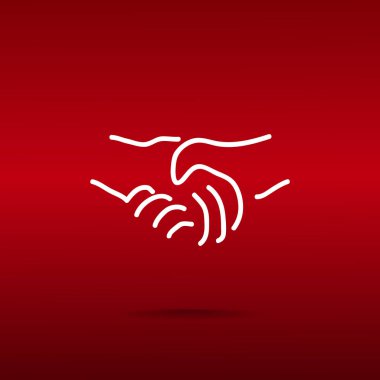 el sıkışma web simgesi. vektör tasarımı          