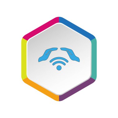 Kablosuz koruma simgesi