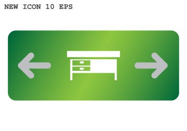 Basit ofis Resepsiyon simgesi
