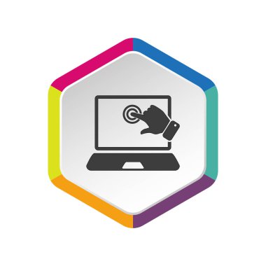 Dokunmatik ekran web simgesi