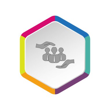 insanlar web simgesi grubudur. Vektör tasarımı