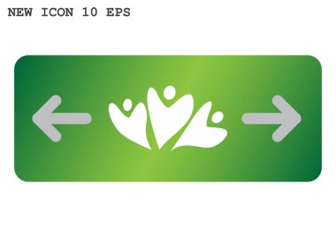 Grup insanlar soyut simgesinin