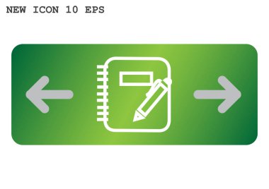 Not Defteri, vektör çizim üzerinde kalem