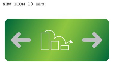 ölçek web simge üzerindeki oku. Vektör tasarımı