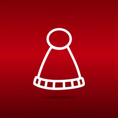 şapka web simgesi. vektör tasarımı