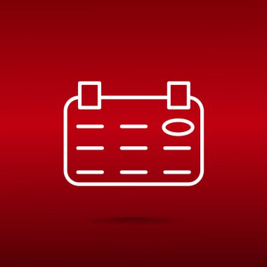 Takvim web simgesi. vektör tasarımı          
