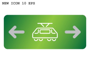 Basit tramvay simgesi