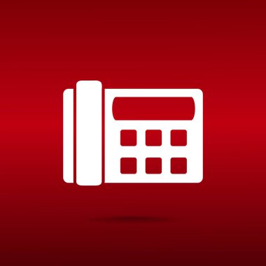 Faks telefon web simgesi