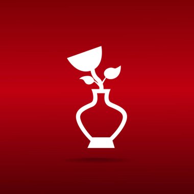 Gül vazo simgesi