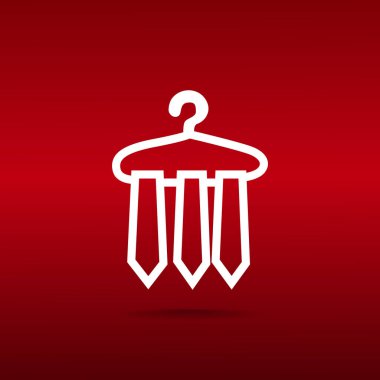 Kravatlar web simgesi. 