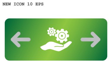 Web simgesi yapılandırın. vektör tasarımı 