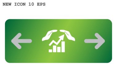 Web iletişim ve el simgesi. vektör tasarımı