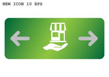 Dükkanı web simgesi. 