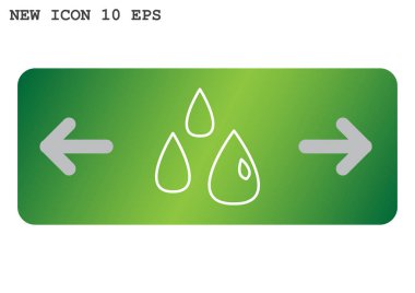 Sıvı damlacıkları basit web simgesi