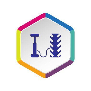 Hava pompası ve lastik web simgesi