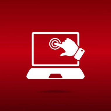 Dokunmatik ekran web simgesi