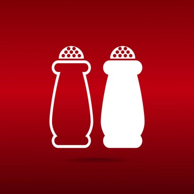 Tuz ve biber shakers simgesi 