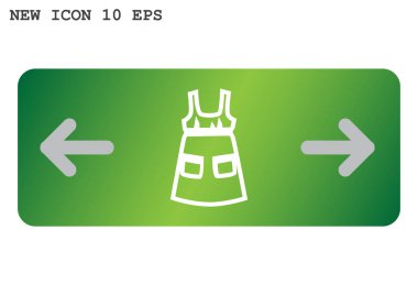 elbise web simgesi.