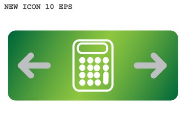 hesap makinesi web simgesi. 