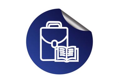  sırt çantası web simgesi.