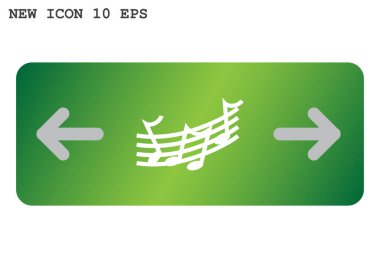  müzik web simgesi. vektör tasarımı
