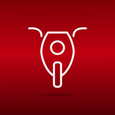 Basit web satırı motosiklet