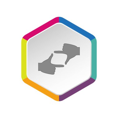 objektif web simgesi. vektör tasarımı 