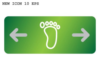 Adım web simgesi. vektör tasarımı