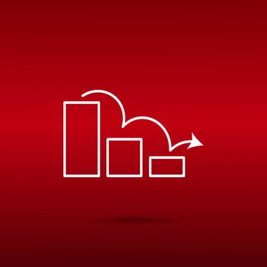 ölçek web simge üzerindeki oku. Vektör tasarımı