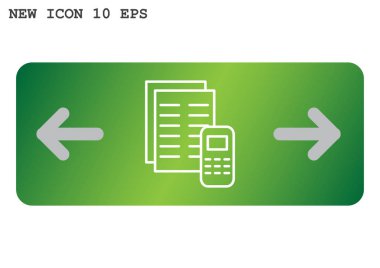 hesap makinesi web simgesi. 