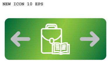  sırt çantası web simgesi.