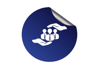 insanlar web simgesi grubudur. Vektör tasarımı