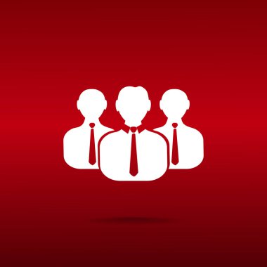 insanlar web simgesi grubudur. Vektör tasarımı