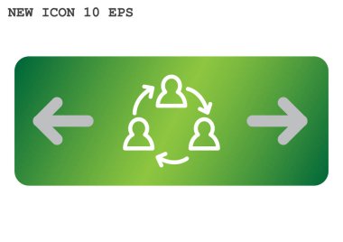 insanlar web simgesi grubudur. Vektör tasarımı