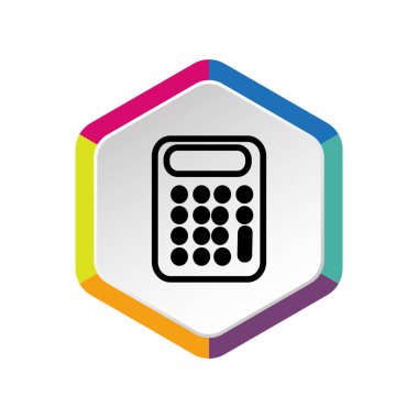 hesap makinesi web simgesi. 