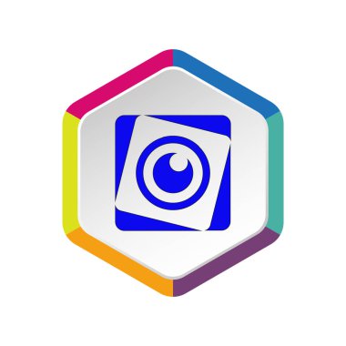 objektif web simgesi. vektör tasarımı 