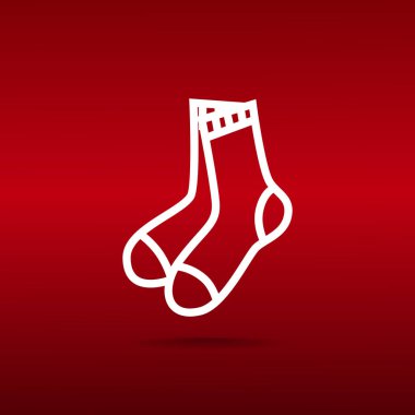 Çorap web simgesi.