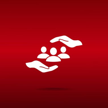 insanlar web simgesi grubudur. Vektör tasarımı