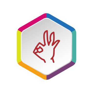  ok işareti web simgesi. vektör tasarımı 