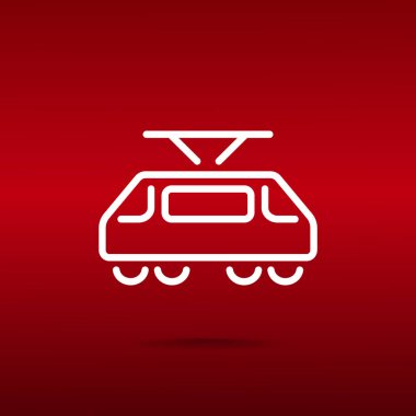 Basit tramvay simgesi