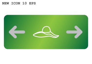 şapka web simgesi. vektör tasarımı